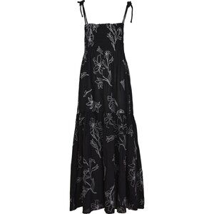 NWT Tanya Taylor Swim Leona Dress Black/White Size M